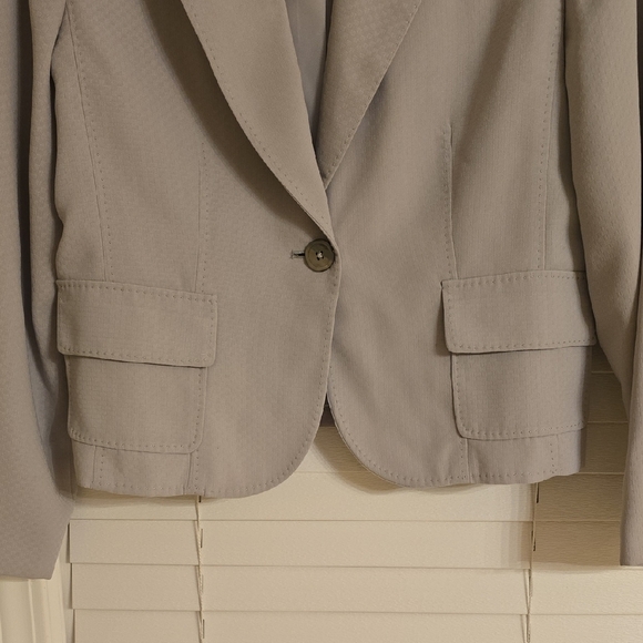Allen by Abs Light Gray Classic Suit Jacket Blazer - Picture 4 of 13